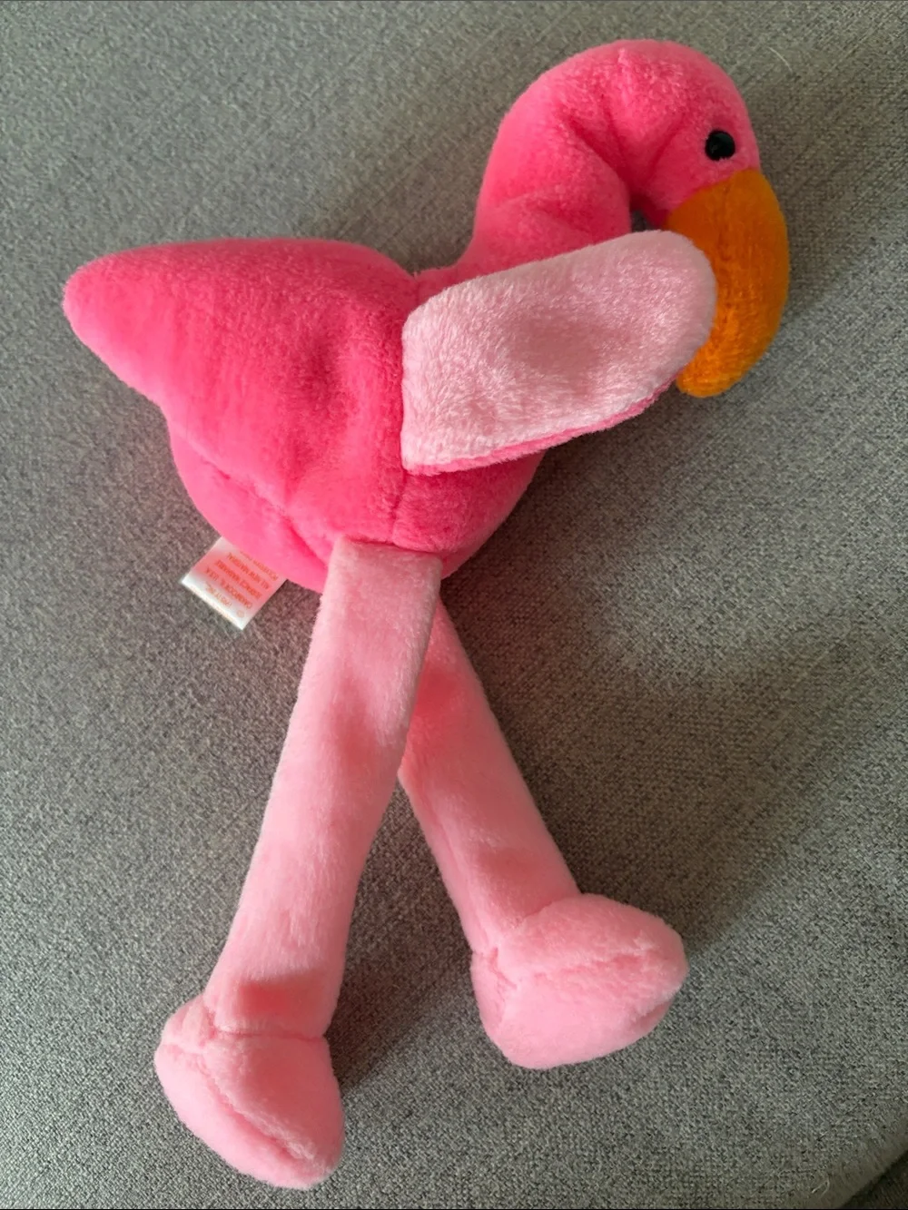 Ty Beanie Babies: Lips and Pinky. Like new with all tags.